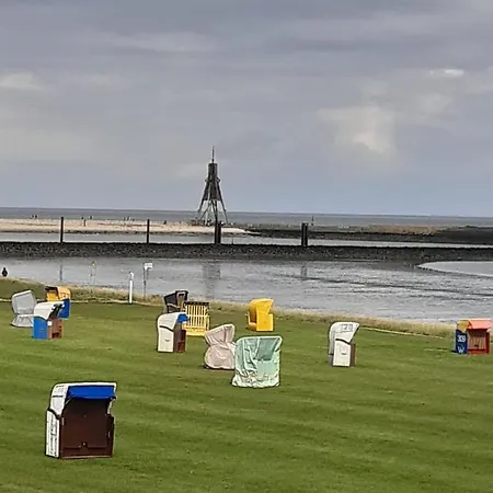 Ferienwohnung Mit Seesicht Grimmershoernbucht Cuxhaven Exterior foto